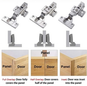 مفصلات أثاث حديدية بإغلاق ناعم للبيع بالجملة من المصنع، مناسبة لأبواب الخزائن الناعمة في المنازل والمكاتب والمدارس والمستشفيات - Product Image 4