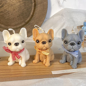 Moldes de Silicona 3D para Velas con Forma de Perro, Molde de Cera de Soja para Cachorro <span class=keywords><strong>Shar</strong></span> <span class=keywords><strong>Pei</strong></span>, Lindo Bulldog Francés Acostado, Golden Retriever, <span class=keywords><strong>Regalo</strong></span> de Decoración para el Hogar para Amantes de los Perros - Product Image 5