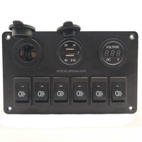 Prix d'usine, vente chaude : Interrupteur de phare antibrouillard 12-24V / Prise d'alimentation / Chargeur de voiture / Voltmètre / Interrupteur de commande de cabine conducteur