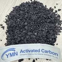 Poudre de charbon de noix de coco, charbon actif, matière première pour la purification de l'air, le contrôle des odeurs, l'élimination de la fumée et la filtration intérieure