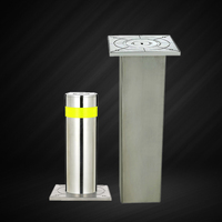 Bollard en acier inoxydable 304 à dégagement manuel avec système de réduction d'urgence pour écoles – Vente directe usine