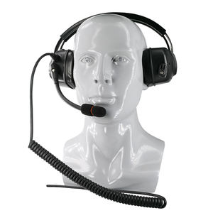 Aviation Communication Headset 24dB Active Noise Cancellation <b>Microphone</b> for Two Way <b>Radio</b> (Baofeng UV-32/UV82/UV-9R PLUS - Product Image 2