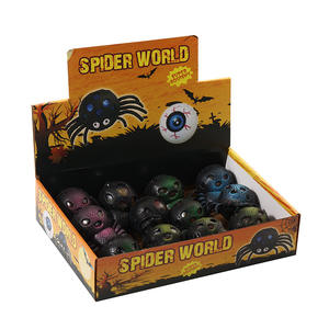 Balles anti-stress en maille d'araignée moelleuses 2025, Halloween, pour enfants, blague, jouet à presser pour enfants - Product Image 6