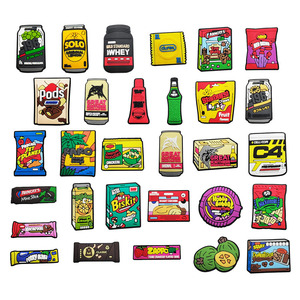 Nuevo DISEÑO DE dijes de <span class=keywords><strong>zapatos</strong></span> de PVC estilo mexicano <span class=keywords><strong>El</strong></span> <span class=keywords><strong>Chavo</strong></span> comida adecuada para niños regalos de fiesta pulsera pulseras dijes accesorios para <span class=keywords><strong>zapatos</strong></span> - Product Image 1