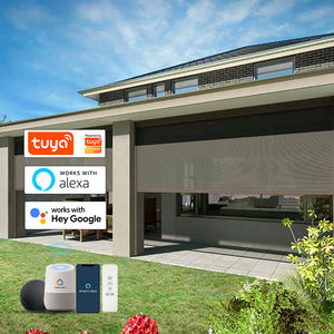 Persianas enrollables con energía solar para exteriores, Persianas con cremallera, listones, parasoles para Patio, excelente protección solar, persianas externas para exteriores - Product Image 2