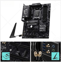 Carte mère ATX B850 Gaming PRO WIFI6E pour les séries 9000/8000/7000 AM5 DDR5 PCIe 4.0 X16 M.2 Gen5 Wi-Fi 6E