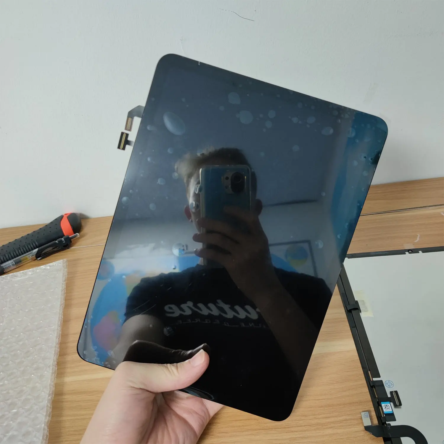 Grosir untuk Apple iPad Air 4 Tampilan Layar LCD Harga Pabrik Kualitas Orisinil Hitam