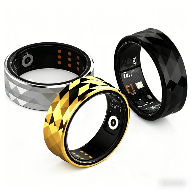 Smart Ring Fitness Tracker with Sleep Monitoring, Heart Rate Monitor, App Control, Health & Wellness Activity Tracking