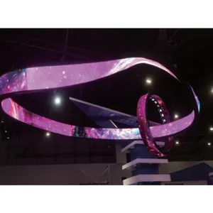 P2 P3mm Flexible LED Screen Indoor Curving Video LED Screen/LED Video Wall/Soft Creative LED Display