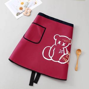 Delantales de Trabajo con Bolsillos, Delantal de Estilista, Delantal de Chef Resistente <span class=keywords><strong>a</strong></span> Salpicaduras, Ropa de Trabajo Duradera para Cocina y Salón, Compra en Línea Conveniente - Product Image 1