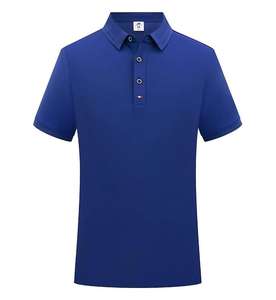 เสื้อโปโลสำหรับผู้ชายขนาดใหญ่พิมพ์ลายปักดิจิทัลพร้อมโลโก้ตามสั่ง - Product Image 2