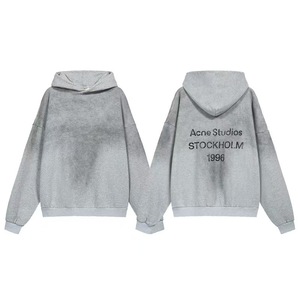 <span class=keywords><strong>Felpa</strong></span> con Cappuccio Vintage Lavata e Invecchiata con Scritta 1996, Modello Oversize <span class=keywords><strong>per</strong></span> <span class=keywords><strong>Coppie</strong></span>, Uomini e Donne, Produttori di Felpe - Product Image 4