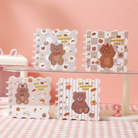 Spirale Mini cahiers et bloc-notes Étudiant Journal Bloc-notes Personnalisable Livre Bureau Papeterie pour Journal Kawaii A7 Dessin Animé CN;ZHE