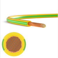 Fil de terre électrique couleur noyau de terre câble électrique fil PVC fil cuivre solide vert jaune moteur électrique ferraille isolée