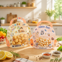 Sachet Doypack Personnalisé à Forme Spéciale avec Fenêtre et Poignée pour Emballage de Snacks, Bonbons, Noix et Aliments