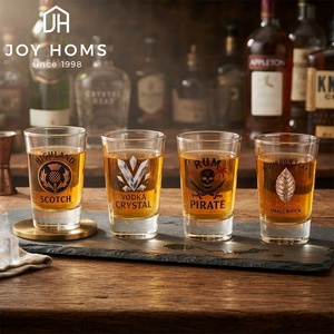 Petits verres à shot avec logo, verres à shot promotionnels en gros, verres à shot imprimés avec un design personnalisé, souvenir de voyage personnalisé, 30 ml, 50 ml - Product Image 3