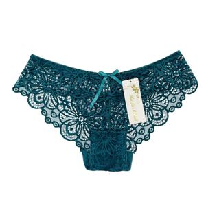 Лидер продаж, 100% кружевные женские сексуальные трусики с низкой подъемом, полупрозрачное нижнее белье с бантом, оптовая цена, для взрослых - Product Image 3