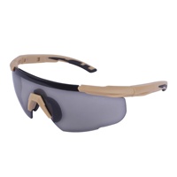 Lunettes de cyclisme polarisées anti-impact avec 2 verres interchangeables pour le sport de plein air et le tir