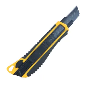 Cuchillo de utilidad SK5 de alta resistencia, cortador de caja con hoja de 18mm, cuchillo de corte de papel