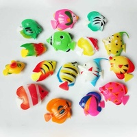 Réservoir aménagement paysager simulation décoration d'aquarium petit poisson en plastique poisson en tranches de fer colonne d'eau lampe Shui Ping poisson