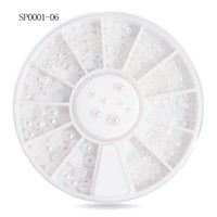 12 Grilles de Paillettes Multicolores pour Nail Art, Strass et Clous 3D Scintillants pour Manucure DIY