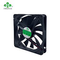 14025 140x140x25mm ventilateur d'extraction à faible bruit 12v 24v 48v 1800 tr/min Dc ventilateur de refroidissement à flux axial sans brosse 144mm ventilateur refroidisseur de processeur