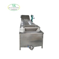RVS 220V 500kg voedselverwerkingsmachine met motor 3.0KW vermogen voor groente- en fruitfabriek, 2 jaar garantie