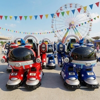 Leduole LT-5 Robot Électrique Intelligent Commercial d'Extérieur/Intérieur pour Enfants, avec Fonction de Conduite et de Marche, Radar Anti-Collision et Musique