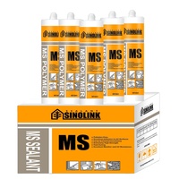 Colle adhésive anti-moisissure pour miroirs et panneaux de bois, silicone polymère MS transparent, blanc, noir, gris pour le collage de panneaux en mousse PVC