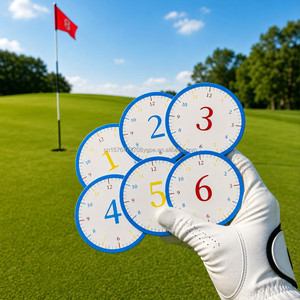 SwingPerfect <span class=keywords><strong>Golf</strong></span> - Set da 12 Tappetini <span class=keywords><strong>per</strong></span> Putting a Forma di Orologio, Doppio Lato, in PU Morbido, Impermeabili, Antiscivolo, Ausilio <span class=keywords><strong>per</strong></span> l'Allenamento a 360°, <span class=keywords><strong>per</strong></span> la Lettura del Green e la Stabilità - Product Image 4