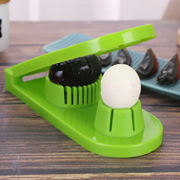Coupe-œufs multifonctionnel 2 en 1, presse manuelle, trancheuse à œufs, outil de découpe alimentaire portable pour un usage domestique