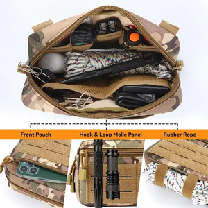 Bolsa Táctica Molle EDC para Primeros Auxilios, Riñonera de Emergencia, Bolsa de Herramientas EMT, Bolsa de Caza, Escalada, Gran Capacidad - Product Image 2