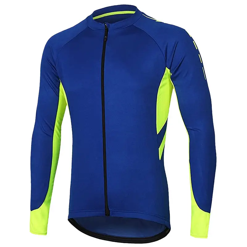 Jsjm Bike Fietsshirt Winddichte, Ademende Reflecterende Strip Design Buitensportkleding Voor Heren