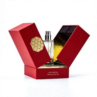 Flacon de parfum de luxe avec emballage cadeau, logo personnalisé, flacons de parfum en verre vides et rechargeables pour l'emballage cosmétique