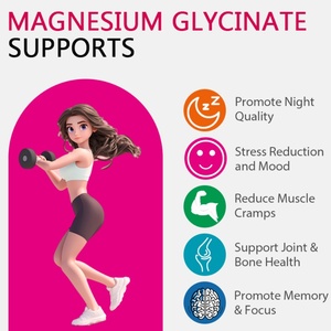 Gomitas de Glicinato de Magnesio de 600 mg con L-Treonato, Calcio, Vitamina B6, D3, Relajación, Alivio del Estrés, Descanso Nocturno - Product Image 3