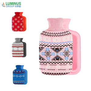 Botellas de <span class=keywords><strong>agua</strong></span> <span class=keywords><strong>caliente</strong></span> con cubierta de punto con patrón bonito - Product Image 2