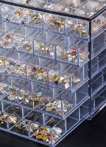 New 120 Lưới Acrylic Trang Điểm Organizer Lưu Trữ Box Mỹ Phẩm Box Son Môi Hộp Đồ Trang Sức Trường Hợp Chủ Hiển Thị Đứng Make Up Organizer - Product Image 4