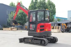 2024 EPA 4 Farm Usage Mini Digger With Wood Grapple 3500 Kg Mini Excavator 3.5t