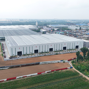 Taille personnalisable de services de coupe de soudure de bâtiment d'entrepôt d'atelier préfabriqué en acier galvanisé résistant durable - Product Image 2