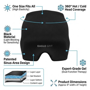 Gorro de Gel Refrigerante Reutilizable para Alivio de Migrañas, Compresa Fría Personalizada para la Cabeza, Alivio Efectivo del Dolor de Cabeza por Tensión, Regalo para el Cuidado Diario de la Salud - Product Image 5