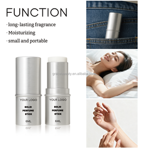 Commercio all'ingrosso Private Label pera mandarino bergamotto gelsomino vaniglia <span class=keywords><strong>ambra</strong></span> muschio profumo Parfum balsamo 6g portatile solido bastoncino profumo - Product Image 5