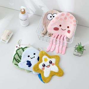 Serviettes à main lavables à séchage rapide pour bébé avec boucle de suspension pour cuisine et salle de bain, super absorbantes, douces, en matière douce - Product Image 1