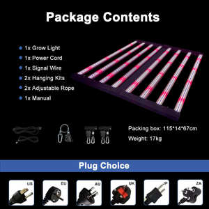 Lampe de culture LED à gradation tri-canaux, lampe de culture LED professionnelle à spectre tri-canaux, 800 watts, 1000 watts, 5 par 5 - Product Image 5