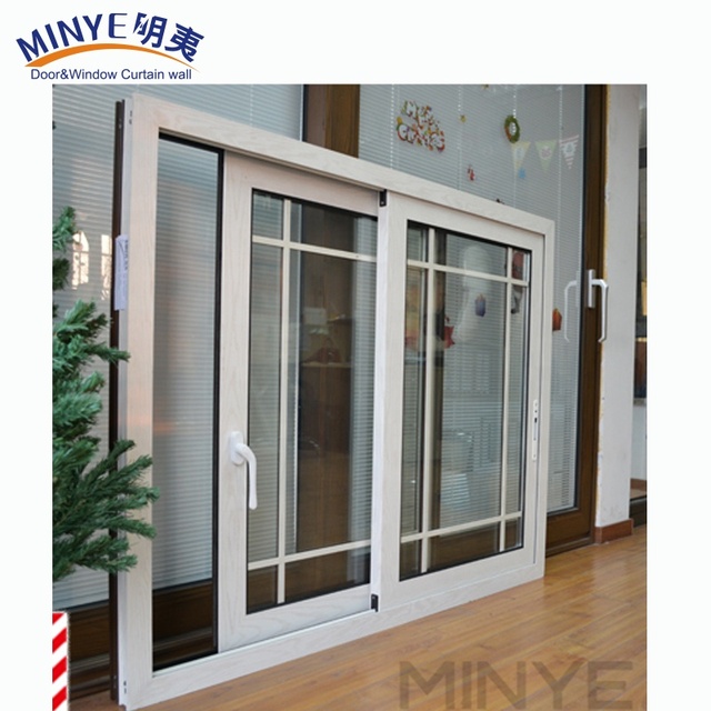 Modern Upvc Sliding Windows Windproof Upvc Frame with Double Glazing Window