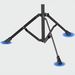 Support de <span class=keywords><strong>trombone</strong></span> en métal à hauteur réglable, base triangulaire, facile à plier, compact, robuste, avec patins en caoutchouc, pour la performance et la pratique - Product Image 4