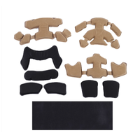 Kit de remplacement de casque tactique, plaquettes intérieures de casque, inserts en mousse