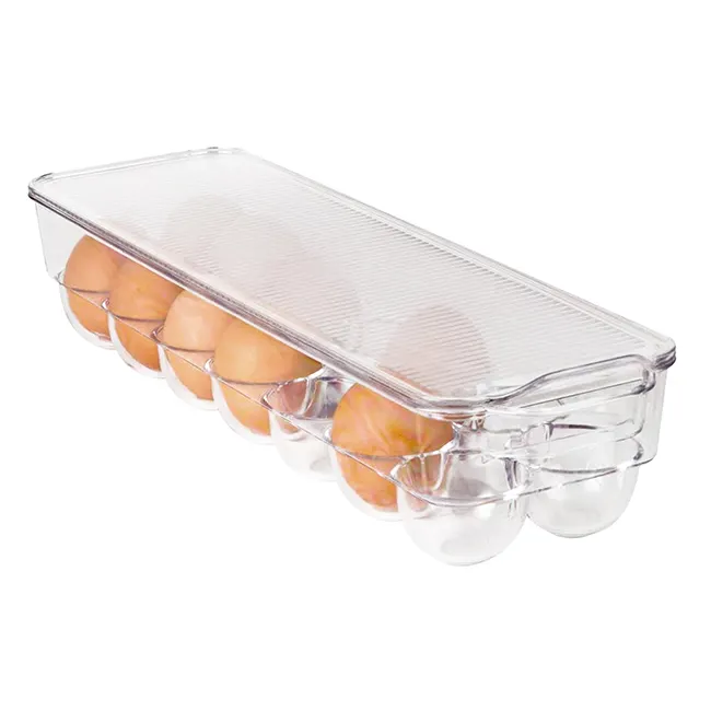 Facile da contenere rettangolo 36.5x11x7.5cm uovo di gallina di stoccaggio bin per la Cucina