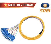 SDGI Fiber Optic Patch Cord | LC SC FC Single-Mode Multimode Jumper Cable | Low Loss for Data Center & Telecom