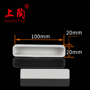 بوتقة عازلة مربعة من السيراميك الزركونيا المستقر بالكالسيوم للتحليل الكيميائي - Product Image 4