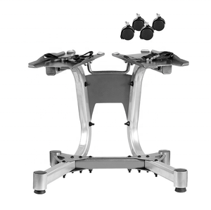 Adjustable Steel <b>Dumbbell</b> and Barbell <b>Rack</b> Stand with Safety Features Durable Design for Indoor Use-Unisex - Product Image 4